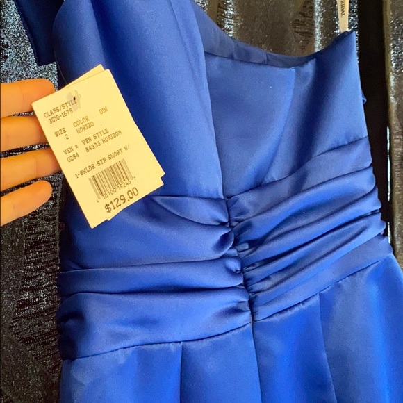 Blue Cocktail Dress - Picture 6 of 6